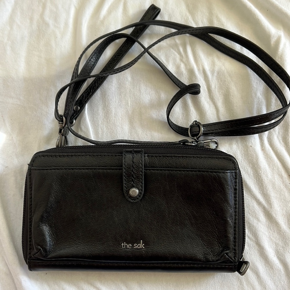 The sak clutch crossbody wallet